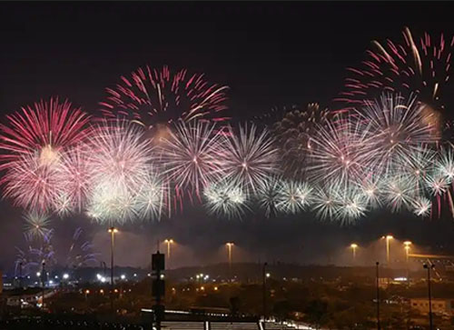 汝城县焰火晚会